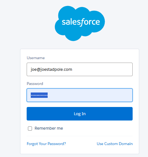 SFDC Login
